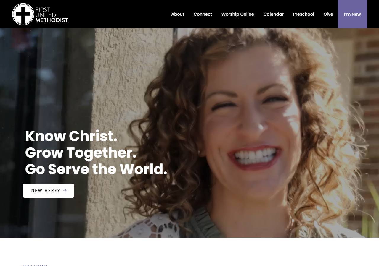 First United Methodist of Kearney website screenshot