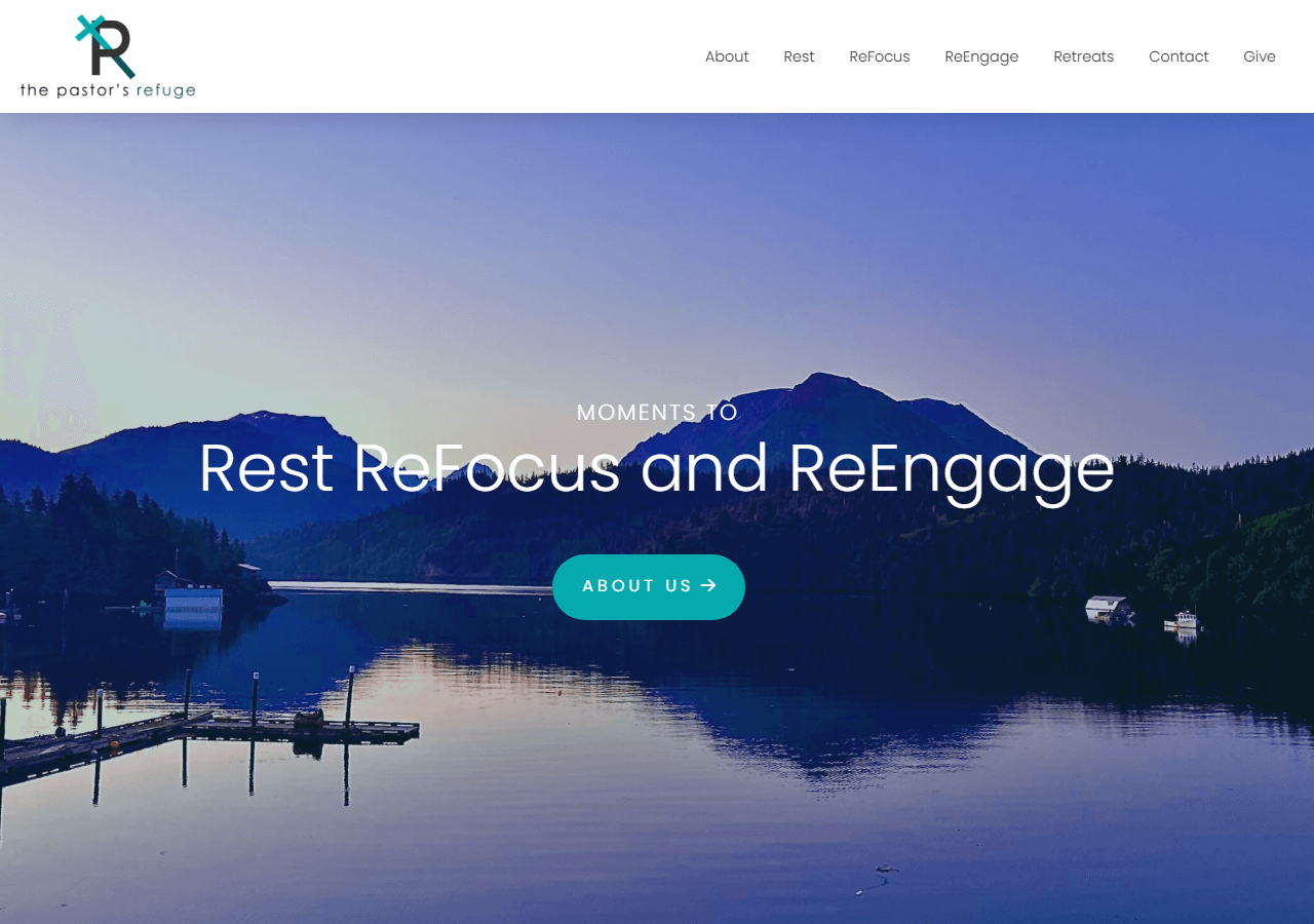 The Pastor's Refuge website screenshot