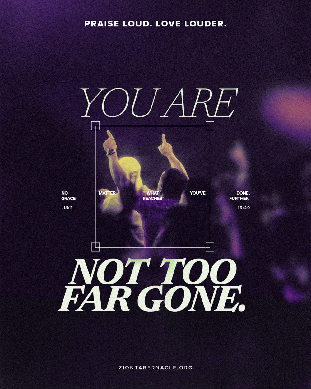 Branded social media graphic designed for Zion Tabernacle