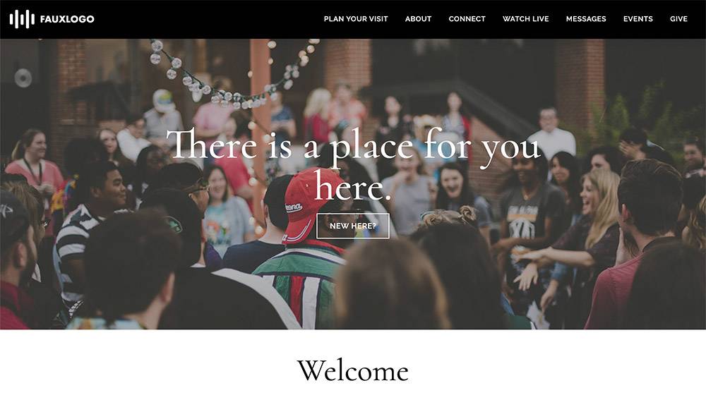 Tozer church website theme preview