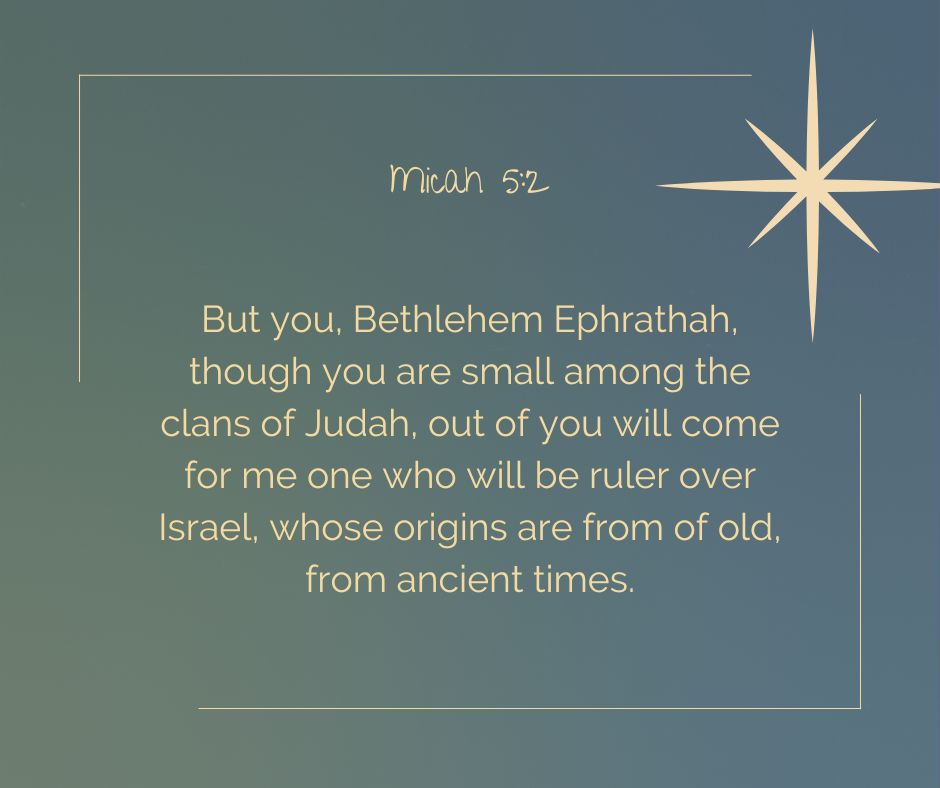 The Holy Ghost spoke through the prophets long ago about Jesus birth