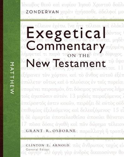 Exegetical Commentary on the New Testament