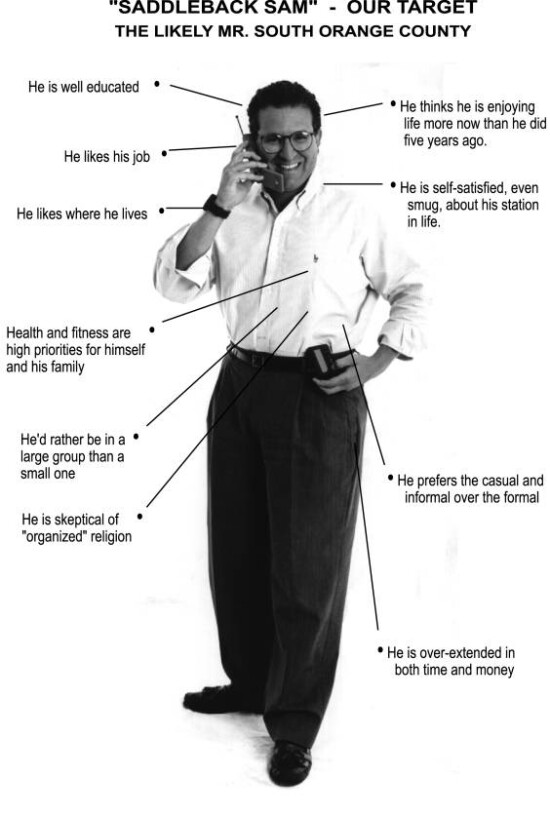 Saddleback Church in Southern California, a model for church growth and leadership