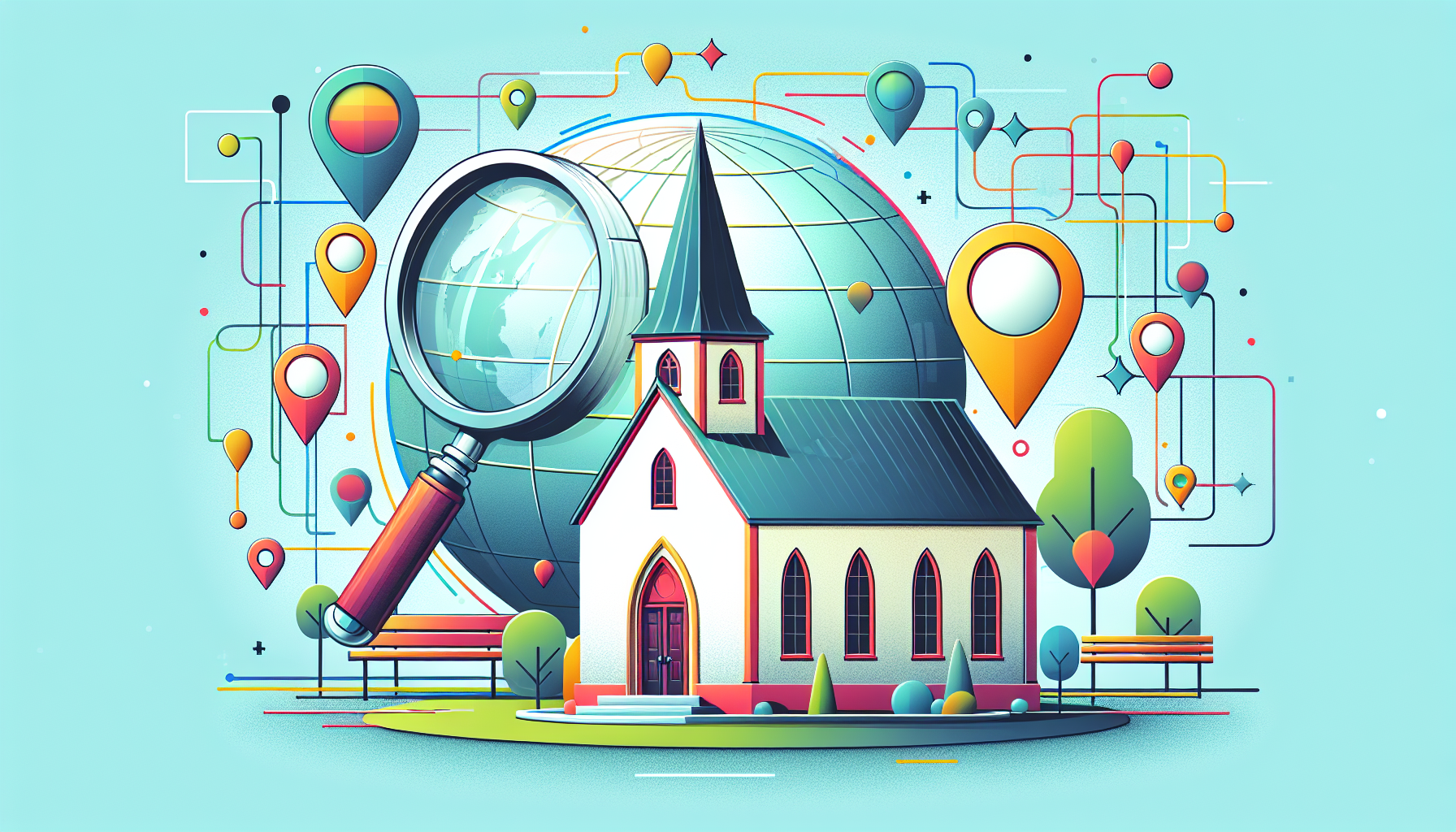 Church SEO concept
