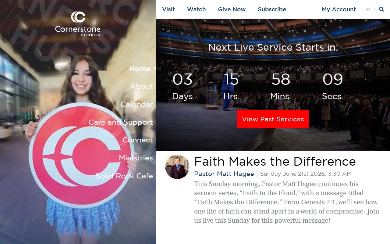 Curch Influnces Cornerstone Church: 1.4M Followers (2026)